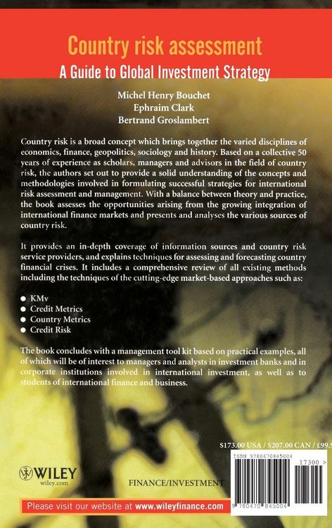 Produktbild: Country Risk Assessment