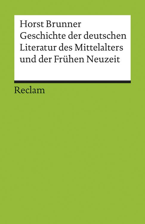 Produktbild: Geschichte der deutschen Literatur des Mittelalters und der Fr&uuml;hen Neuzeit im &Uuml;berblick