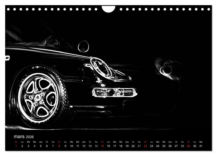 Produktbild: 911 Lignes (Calendrier mural 2026 DIN A4 vertical), CALVENDO calendrier mensuel