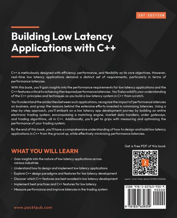 Produktbild: Building Low Latency Applications with C++