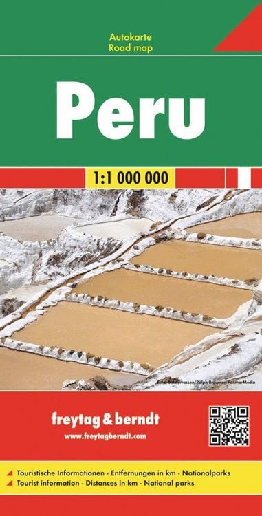 Produktbild: freytag & berndt Stra&szlig;enkarte Peru 1:1 Mio.