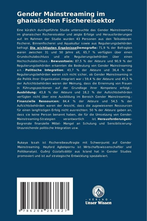 Produktbild: Gender Mainstreaming im ghanaischen Fischereisektor