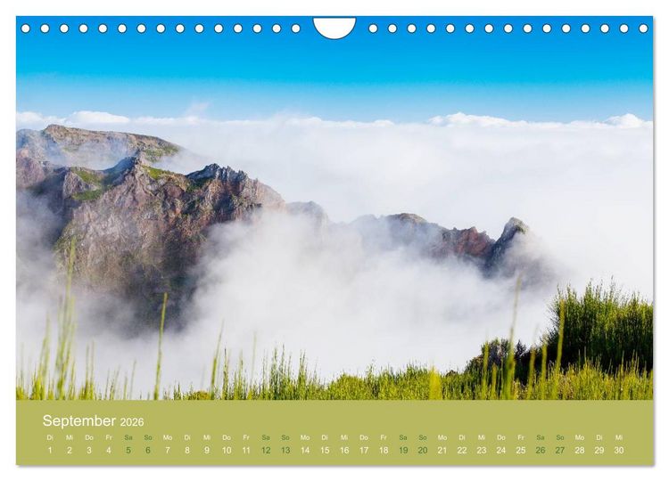 Produktbild: Berg, Land und Meer - Eine Reise durch die Landschaften (Wandkalender 2026 DIN A4 quer), CALVENDO Monatskalender