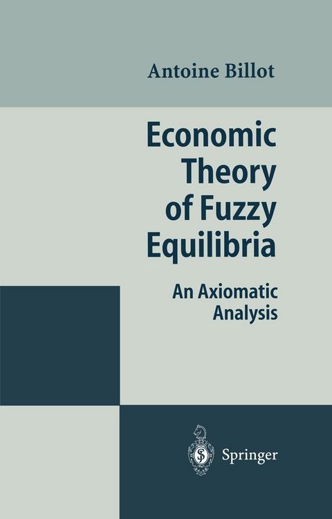 Produktbild: Economic Theory of Fuzzy Equilibria