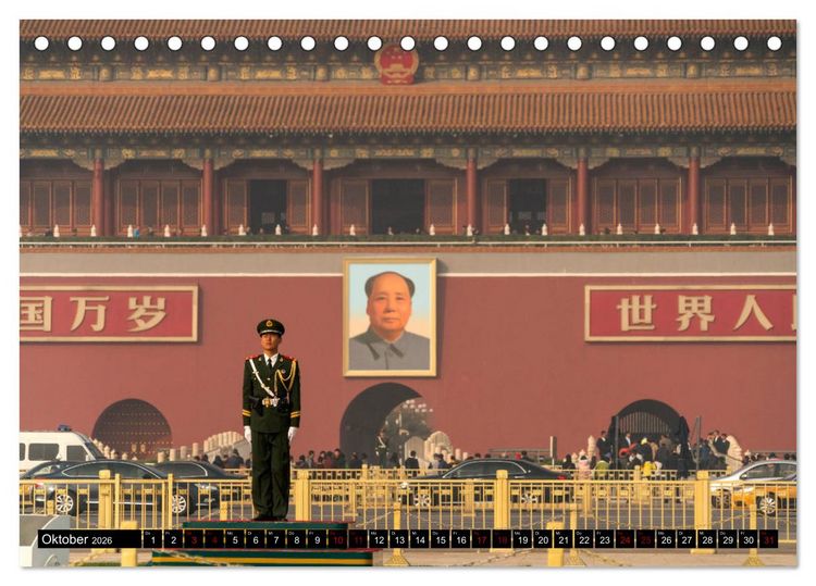 Produktbild: Peking - China (Tischkalender 2026 DIN A5 quer), CALVENDO Monatskalender