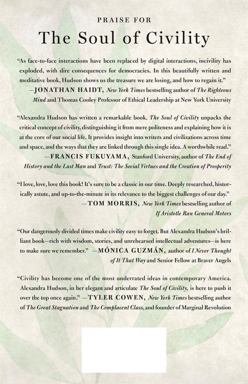 Produktbild: The Soul of Civility