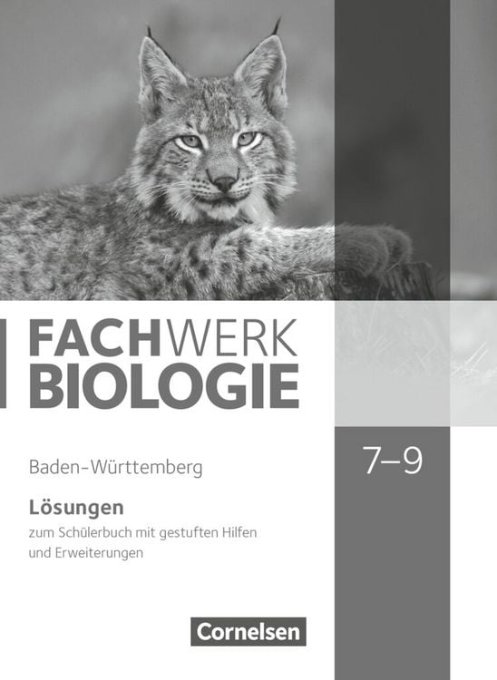 Produktbild: Fachwerk Biologie 7.-9. Schuljahr - Baden-Württemberg - Lösungen zum Schülerbuch