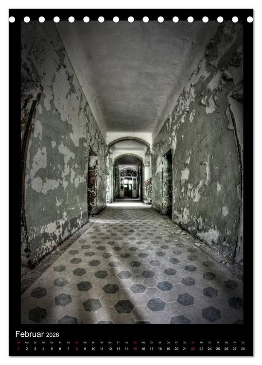 Produktbild: Lost Places Vergessene Orte (Tischkalender 2026 DIN A5 hoch), CALVENDO Monatskalender