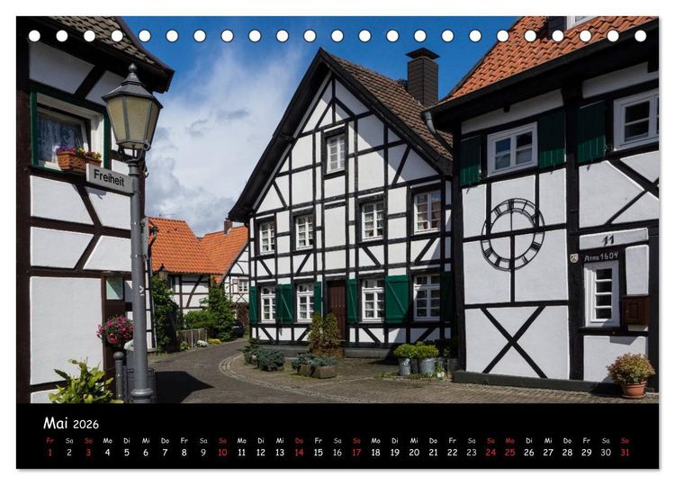 Produktbild: Altes Dorf Westerholt (Tischkalender 2026 DIN A5 quer), CALVENDO Monatskalender