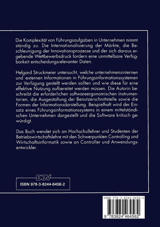 Produktbild: Gestaltung von F&uuml;hrungsinformationssystemen