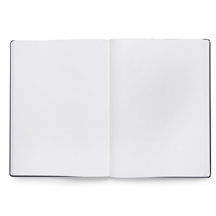 Produktbild: Notizbuch A4 Hardcover Blanko Midnight Black