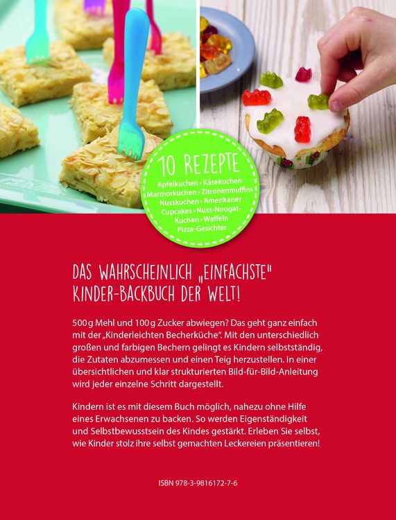 Produktbild: Kinderleichte Becherk&uuml;che - Leckere Backideen f&uuml;r Kinder (Band 2)