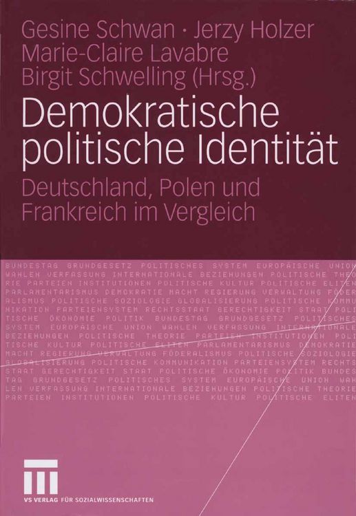 Produktbild: Demokratische politische Identit&auml;t