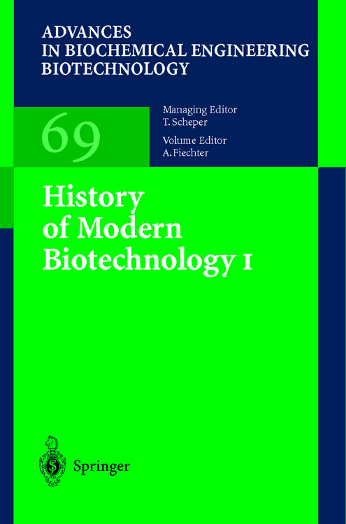 Produktbild: History of Modern Biotechnology I