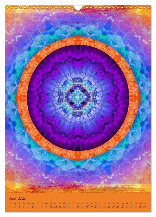 Produktbild: Mandala Energien (Wandkalender 2026 DIN A3 hoch), CALVENDO Monatskalender