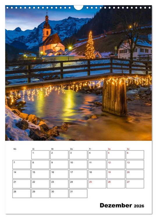 Produktbild: Traumhaftes Berchtesgadener Land (Wandkalender 2026 DIN A3 hoch), CALVENDO Monatskalender