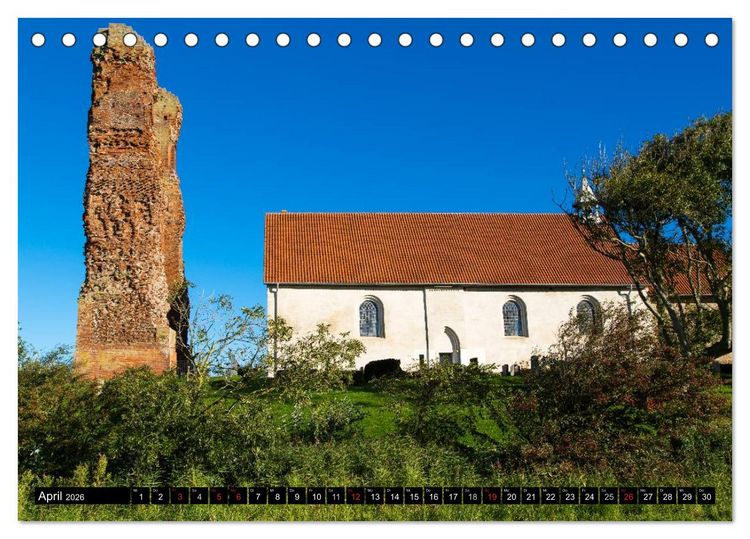 Produktbild: Gr&uuml;&szlig;e von Pellworm (Tischkalender 2026 DIN A5 quer), CALVENDO Monatskalender