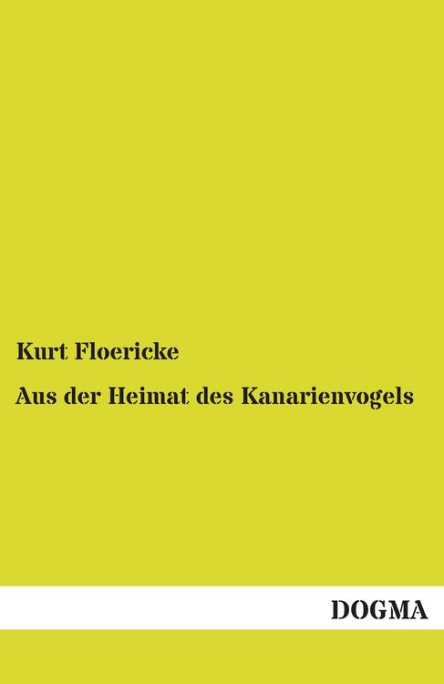 Produktbild: Aus der Heimat des Kanarienvogels