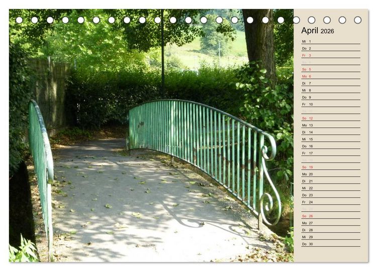 Produktbild: Bad Orb - Romantik im Spessart (Tischkalender 2026 DIN A5 quer), CALVENDO Monatskalender