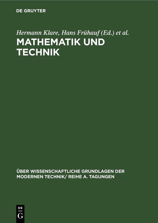 Produktbild: Mathematik und Technik