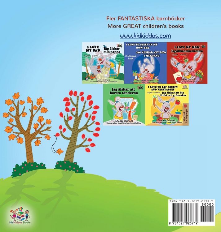Produktbild: I Love Autumn (Swedish English Bilingual Book for Children)