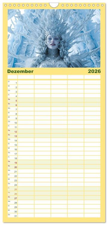 Produktbild: Familienplaner 2026 - Zauberhafte M&auml;rchen aus aller Welt mit 5 Spalten (Wandkalender, 21 x 45 cm) CALVENDO