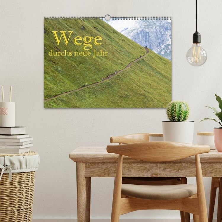 Produktbild: Wege durchs neue Jahr (Wandkalender 2026 DIN A3 quer), CALVENDO Monatskalender