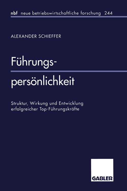 Produktbild: F&uuml;hrungspers&ouml;nlichkeit