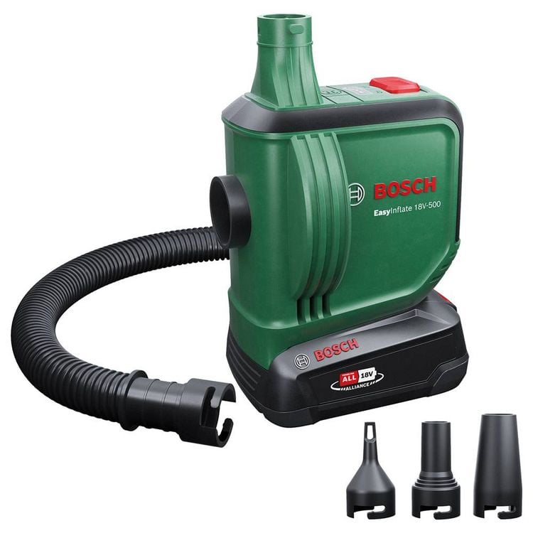 Produktbild: Bosch Home and Garden Akku-Druckluft-Kompressor EasyInflate 18V-500 0.03 bar