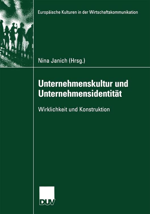 Produktbild: Unternehmenskultur und Unternehmensidentit&auml;t