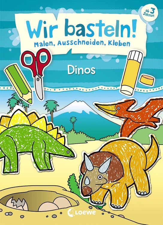 Bild vom Artikel Wir basteln! - Malen, Ausschneiden, Kleben - Dinos vom Autor Norbert Pautner