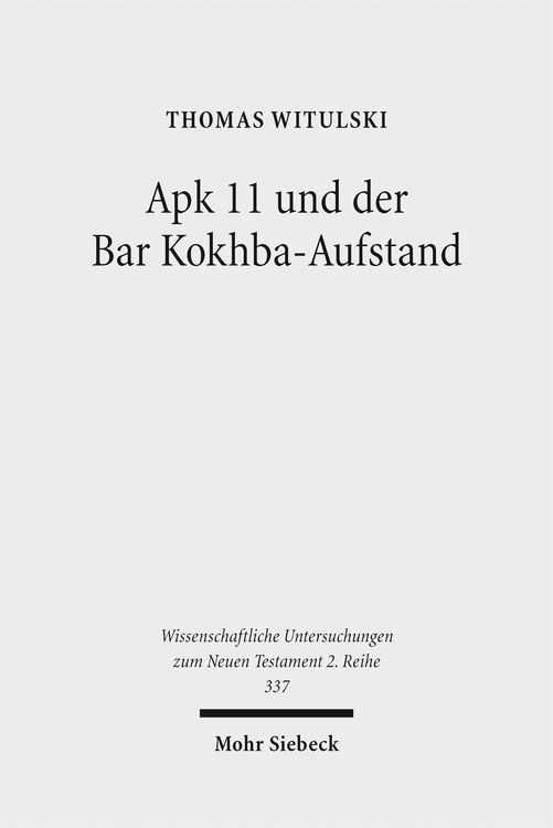 Produktbild: Apk 11 und der Bar Kokhba-Aufstand