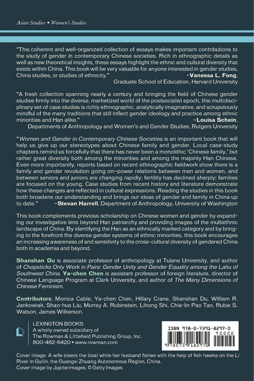 Produktbild: Women and Gender in Contemporary Chinese Societies
