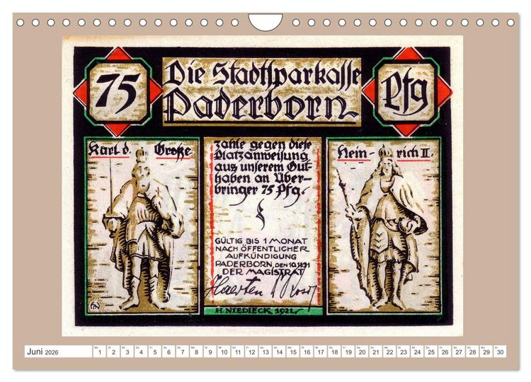 Produktbild: Gru&szlig; aus Paderborn (Wandkalender 2026 DIN A4 quer), CALVENDO Monatskalender