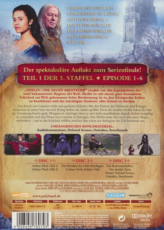 Produktbild: Merlin - Die neuen Abenteuer - Vol. 9 [3 DVDs]