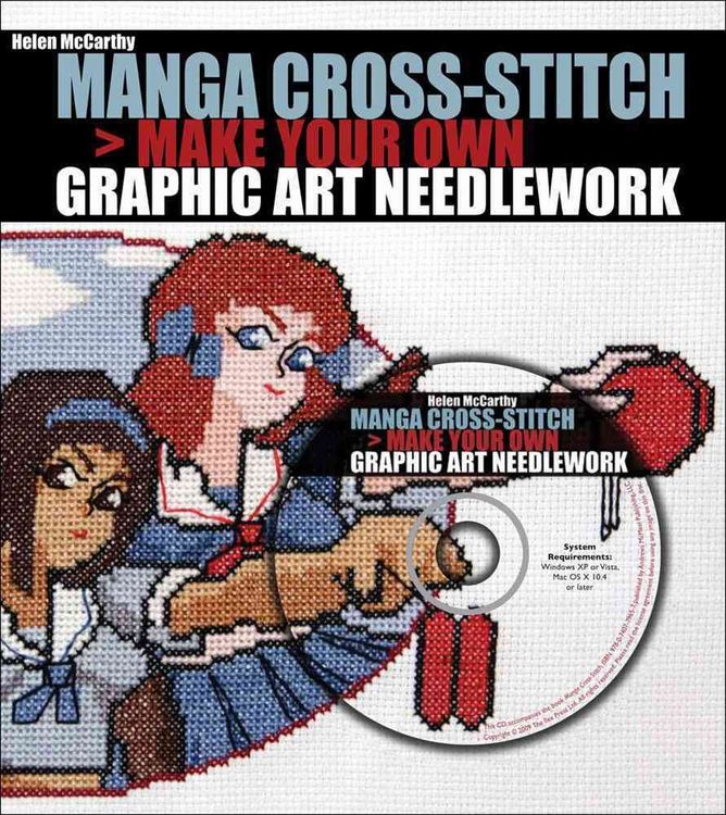 Produktbild: Manga Cross-Stitch: Make Your Own Graphic Art Needlework [With CDROM]