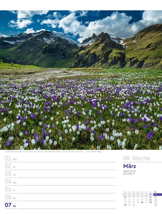 Produktbild: Faszination Alpenwelt Wochenplaner Kalender 2027