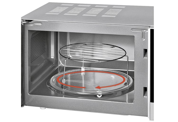 Produktbild: Severin MW 7771 Mikrowelle Schwarz/Silber 700 W Grillfunktion, Timerfunktion