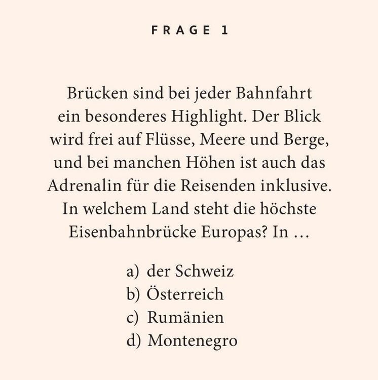 Produktbild: Eisenbahn-Quiz
