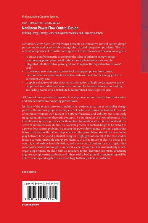 Produktbild: Nonlinear Power Flow Control Design