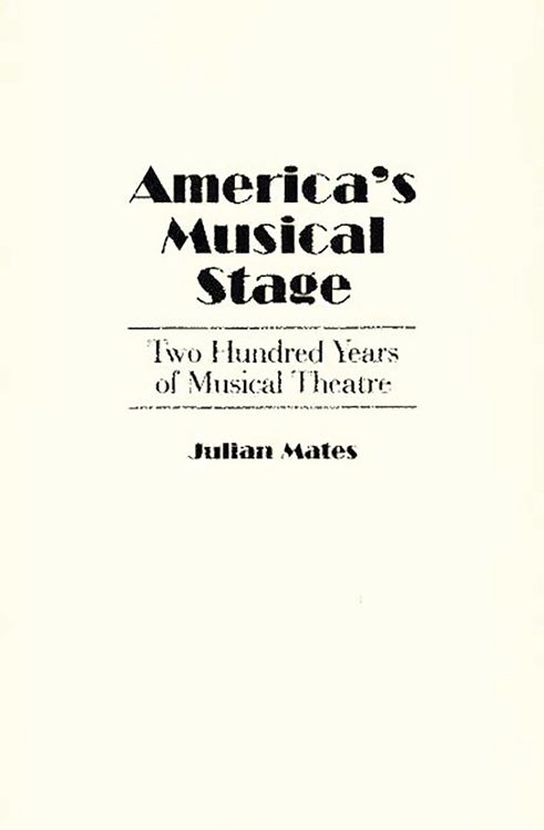 Produktbild: America's Musical Stage