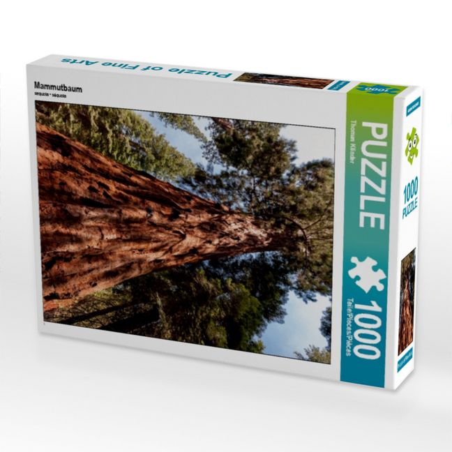 Produktbild: CALVENDO Puzzle Mammutbaum | 1000 Teile Lege-Gr&ouml;&szlig;e 64x48cm Foto-Puzzle f&uuml;r gl&uuml;ckliche Stunden