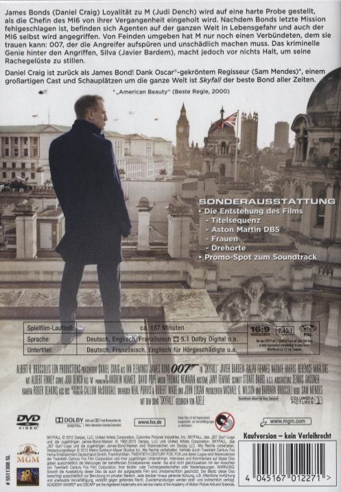 Produktbild: James Bond - Skyfall