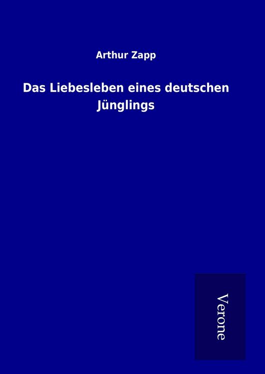 Produktbild: Das Liebesleben eines deutschen J&uuml;nglings