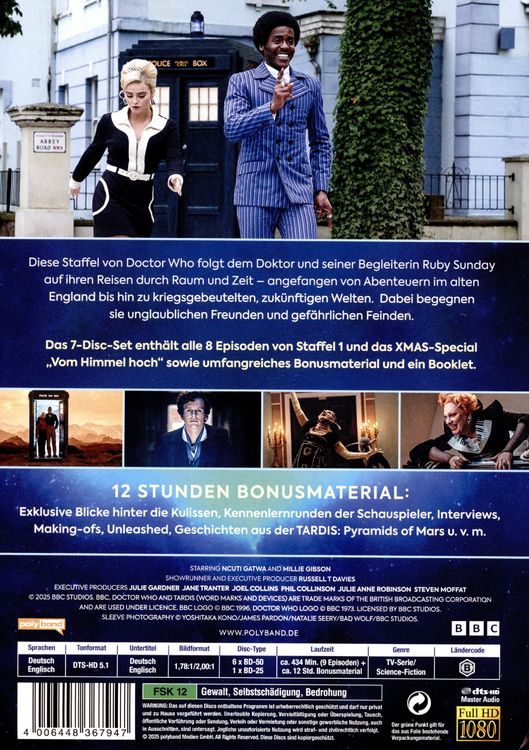 Produktbild: Doctor Who - Staffel 1 [7 BRs]