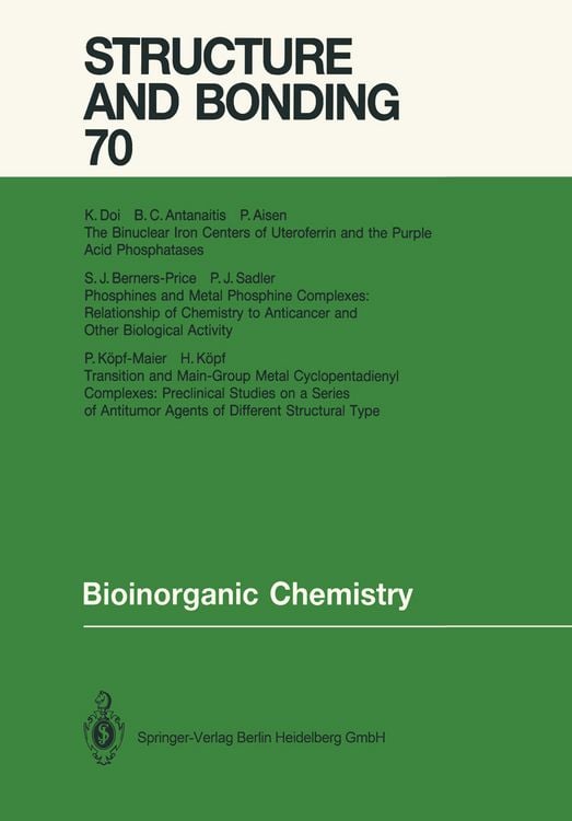 Produktbild: Bioinorganic Chemistry