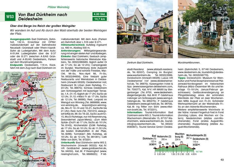Produktbild: ROTHER Wanderf&uuml;hrer Pf&auml;lzer Weinsteig
