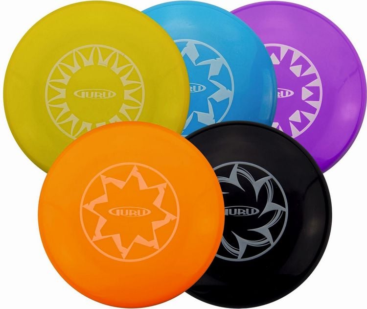 Produktbild: Schildkr&ouml;t 970362 - Guru, Mini Disc Golf Set, Disc Golf Mini Basket Set, Frisbeegolf-Korb inkl. 5 Mini-Discs