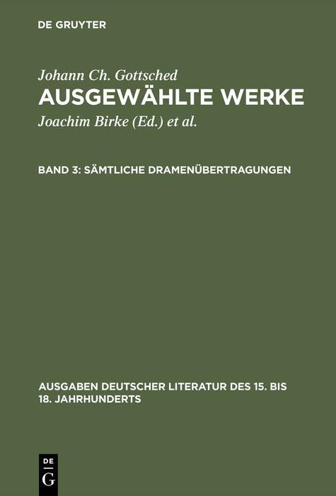 Produktbild: S&auml;mtliche Dramen&uuml;bertragungen