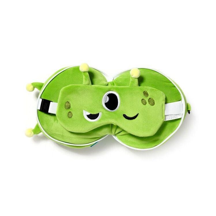 Produktbild: Relaxeazzz Space Cadet Alien Weltraum Reisekissen & Schlafmaske
